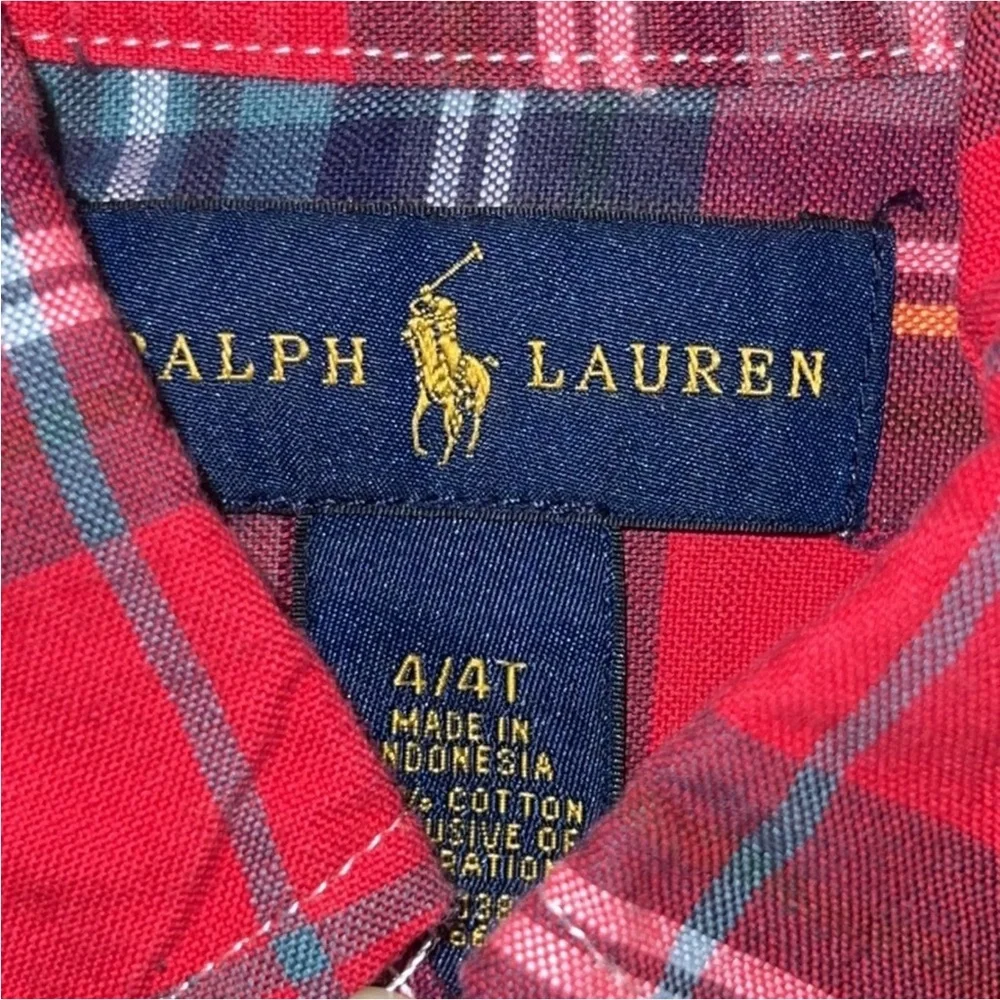8pc lot authentic Polo Ralph Lauren designer bear lot shirts jeans shorts sz 4 5